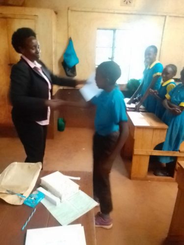 Giving Sanitary Pads Sept 2025